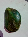 Hetian Jade River Pebble 60G Green Fine Oily Raw Stone. Fixed Price $30.00.
