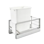 Rev-a-shelf Single Pullout 35 Qt. Kitchen Trash Can With Soft-close, 5349-15DM-1. Fixed Price $354.99.