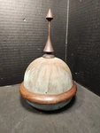 Grant Ward Artisan Turned Copper & Wood Jar Lid 9 Inch. Fixed Price $75.00.