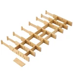 Filwh Bamboo Drawer Dividers With Inserts Kitchen Organizer Adjustable.... Fixed Price $36.92.