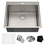 Kraus Standart Pro 25" Drop / Undermount Kitchen Sink -certified Refurbished. Fixed Price $194.97.