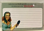 Vandor Retro Recipe Card Novelty Kitchen Hostess Gift Its Either Me House. Fixed Price $14.99.