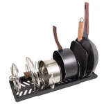 Stainless Steel Adjustable Dividers Pot Organizer Rack, Expandable 12.... Fixed Price $33.89.