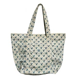Y2K American Eagle Canvas Tote Bag Purse Repeat Blue & Gold Print Straps. Fixed Price $15.19.