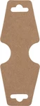 Juvale Blank Jewelry Display Cards - 200 Pack, Kraft Brown, 4.75 X 1.75 In Fol. Fixed Price $12.39.