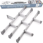 Practical Comfort Aluminum Drawer Organizer Kitchen Utensils Silverware F.... Fixed Price $77.89.