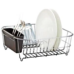 Kitchen Steel Over Sink Dish Drying Rack With Cutlery Holder Drainer Organizer. Fixed Price $23.99.