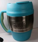 Bubba Keg 52 Oz Insulated Mug Blue Stainless Steel Handle Lid. Fixed Price $14.95.