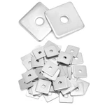 Qwork 50PC 1/2" Id 2"X2" Galvanized Square Washer Plate Carbon Steel. Fixed Price $58.99.