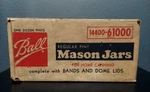 Vintage 1976 Ball 61000 Pint Mason Jars With Lids 12-PACK. Fixed Price $123.95.
