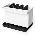 Jomola Kitchen Sink Organizer Dish Sponge Holder Caddy Toothbrush Holde.... Fixed Price $22.17.