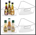 Jeisslia Lazy Susan Cabinet Organizer Bins For 26" 28" Diameter Corner. Fixed Price $35.00.