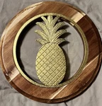 Acacia Wood Pineapple Trivet Thirstystone 8.25. Fixed Price $8.50.