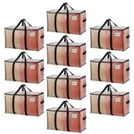 Veno 10 Pack Clear Storage Moving Bags, Heavy Duty Bins With Lid, Around. Fixed Price $71.23.