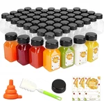 100PCS 4OZ Juice Bottles, Reusable Small Shot With Lids, Labels, Funnel. Fixed Price $76.99.