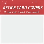Vovoo 4X6 Protectors,recipe SLEEVES,100 Inch, Clear. Fixed Price $14.69.