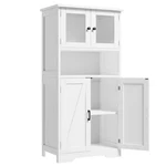 Kitchen Pantry Cabinet, Standing Cupboard,storage For Living Room, White. Fixed Price $93.59.