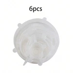6PCS Stretch Lids Bowl Reusable Flexible Silicone Food Wrap Covers Smile Sealin. Fixed Price $10.45.