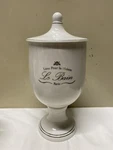 Le Bain Kassatex Pedestal Classic Apothecary Jar Luxe Pour Maison Paris 11. Fixed Price $65.00.