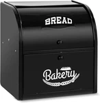 Stainless Steel Bread Box, Layer Roll Top 12.6" 9.7" W 12.8" H, Black. Fixed Price $99.46.