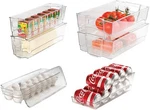 Culinary Edge 6-PIECE Pba-free Food Storage Bins Pantry, Refrigerator & Cabinets. Fixed Price $38.98.