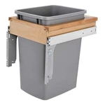 Rev-a-shelf 4WCTM-1516DM-1 35-QUART Top Mount Pullout Waste Container, Silver. Fixed Price $94.00.