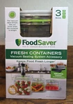 Foodsaver Fresh Containers Set 3/5/8 Cup Vacuum Seal Lids Bpa-free New Box. Fixed Price $89.99.