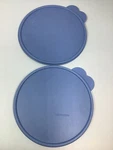 Tupperware Replacement Lid 8 2516A-1 2516A-2 Blue Butterfly Tab Set X2 Read. Fixed Price $12.99.