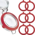 Outus 8 Pieces 3.75 Inches Silicone Jar Gaskets Replacement Red. Fixed Price $15.99.