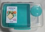 Sistema Go Bento Lunch Boxes, Slight Crack. Fixed Price $12.99.