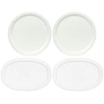 Corningware F-15-PC French White Lids And F-16-PC (2-PACK). Fixed Price $19.99.