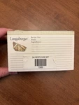 Longaberger X 5 Recipe CARDS--#73989--SEALED--NEW With Dividers Basket Print. Fixed Price $19.99.