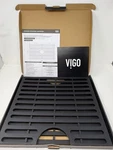 Vigo VGSG3018MB Matte Black Silicone Sink Bottom Grid 27X15 Kitchen Protector. Fixed Price $15.00.