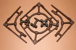 Farmhouse Kitchen Open Shelving Brackets / Cabinet Pulls,cast Iron B-89 H-89. Fixed Price $56.79.