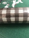 Nos Vntg Rubbermaid Shelf Drawer Liner 10FT X White Brown Plaid 1609. Fixed Price $11.98.