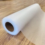 Evaland Non-adhesive Shelf Liner 19.6 X 33 Ft Clear Waterproof. Fixed Price $89.99.