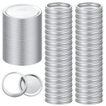 72PCS Canning Lids With Rings Wide Mouth, For Ball, Kerr Jars Split-type Me.... Fixed Price $30.34.
