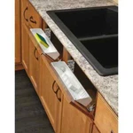 Rev-a-shelf 297865 Sink Front Trays 2-PACK Door/wall Mount Plastic Tip-out. Fixed Price $18.00.