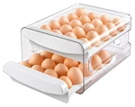 Holder 2 Tier Stackable 40 Eggs Organizer Drawer Clear Plastic Zagtag Fridge. Fixed Price $46.99.