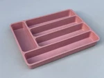 Vintage Mcm Max Klein Cutlery Tray Silverware Drawer Organizer C-65 Pink. Fixed Price $10.00.