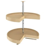 Rev-a-shelf 28'' Lazy Susan Pie-cut Polymer Two-shelf, Almond, LD-2942-28-15-1. Fixed Price $102.99.
