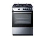 Summit PRO24 Black/stainless Steel 24" Gas Range. Fixed Price $1446.38.