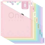 Skydue Binder Dividers Tab, Pastel For 3 Ring With.... Fixed Price $11.13.