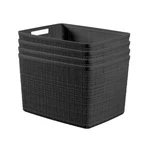 Jute Large Decorative Plastic Organization And Storage Baskets Bins For Home Off. Fixed Price $59.02.