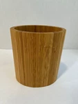 Totally Bamboo Oval Kitchen Utensil Organizer Countertop Holder 7" X 6" 4". Fixed Price $12.00.