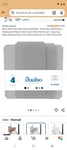 Dualso Wire Shelf Liners 18X48 Inch Charcoal Plastic Set Of Free Standing. Fixed Price $51.98.