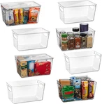 Clearspace Plastic Pantry Organization And Storage Bins With Lids Perfect Kitc. Fixed Price $80.81.