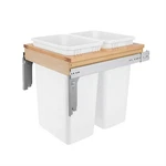 Rev-a-shelf Pullout Trash Cans, Full-height Cabinet, Qt., 4WCTM-2150DM-2. Fixed Price $184.99.