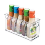Idesign Slim Clear Plastic Stackable Storage Bin, 10 X 4 5, Transparent. Fixed Price $13.74.