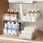Fabspace Pull-out Home Organizer, 2 Pack Tier Clear Bathroom. Fixed Price $34.52.